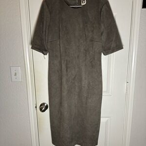 Anne Klein Charcoal Midi Dress